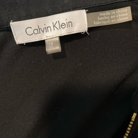 Calvin Klein Roll Sleeve Blouse - Picture 11 of 12